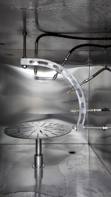 Camera di prova IPX9K del getto di acqua di temperatura elevata ISO20653 e di pressione