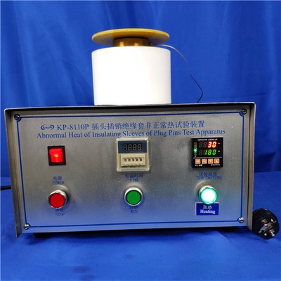 Tester di resistenza al calore IEC60884-1 per manicotti isolanti per spinotti