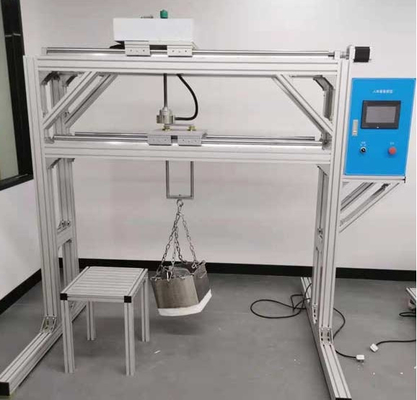 IEC 60601-1 Articolo 9.8.3.3 Macchina di prova di carico 1500N Max 150mm Altezza di caduta