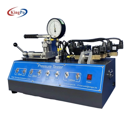 buon prezzo IEC 60335-1-Allegato B-B.20.1 Tester di pressione manuale 2070kPa 20 30 50 100 ml in linea
