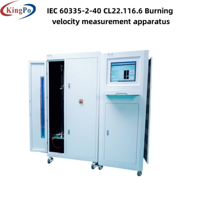 IEC 60335-2-40 CL22.116.6 Apparecchi di misura della velocità di combustione con un design di facile utilizzo
