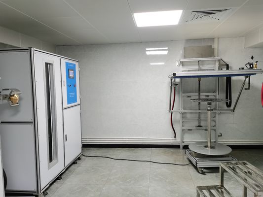 Apparecchiatura di prova IPX6K IEC60529 con altezza di gocciolamento regolabile e costruzione in acciaio inossidabile per test di protezione contro l'ingresso di acqua
