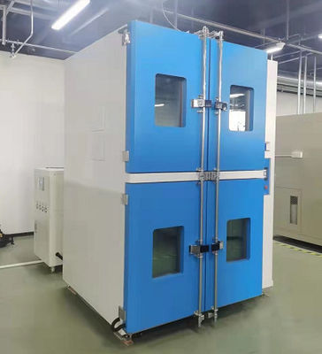 Equipaggiamento di prova IP conforme alla norma ISO 16750-4 per la prova di scosse termiche e di spruzzi d'acqua con 100 cicli e controllore PLC